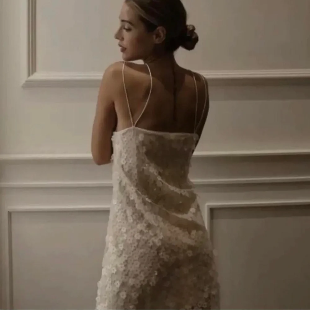 Zara Cream Sequin Mini Dress - Picture 4 of 6